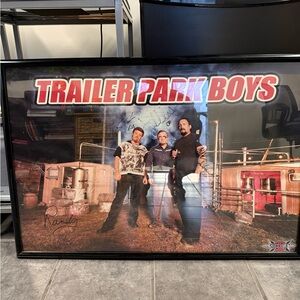 Signed trailer Park boys poster